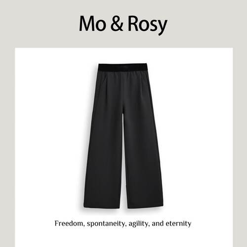 【入驻首秀】MO&ROSY【北海花园】百搭个性休闲松紧腰裤MR327L011