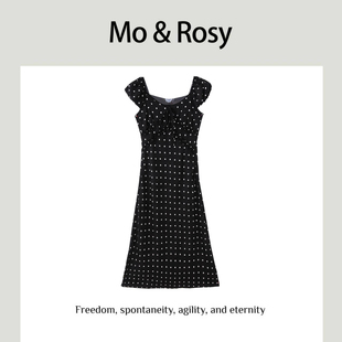 MO&ROSY【糖霜手记】 个性波点气质连衣裙MR417X083