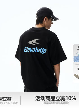 LML LOVEMELATER燕尾大LOGO印花短袖夏季运动宽松休闲情侣款T恤