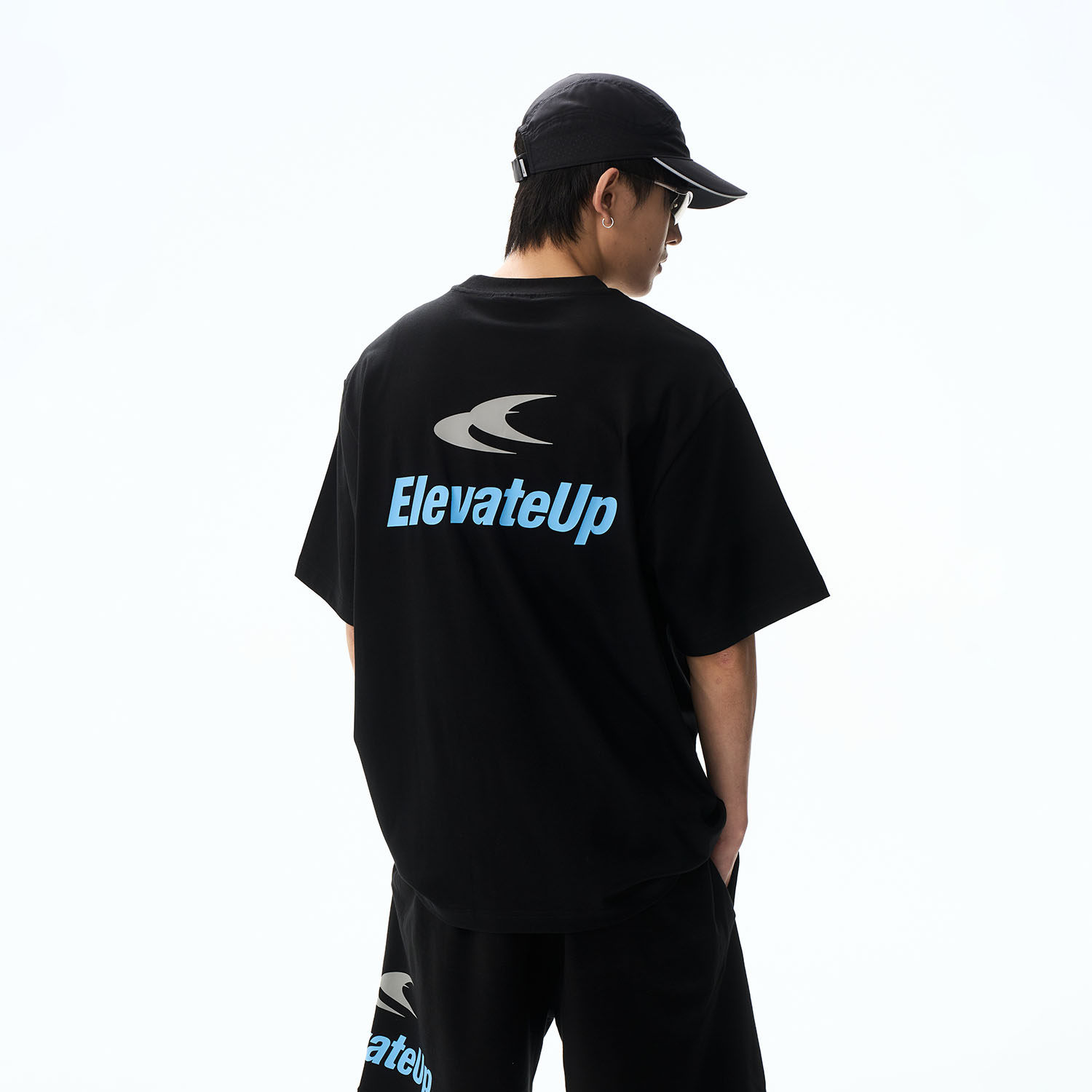 LML LOVEMELATER燕尾大LOGO印花短袖夏季运动宽松休闲情侣款T恤