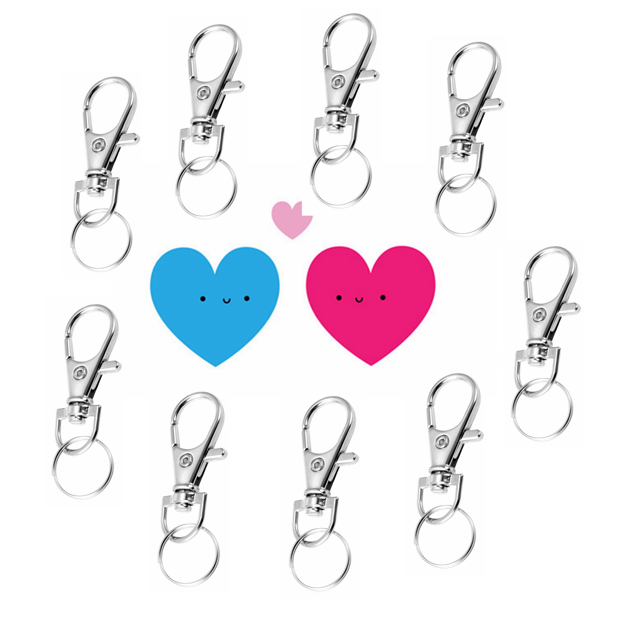 钥匙扣龙虾扣狗扣开口活扣证件挂钩卡扣弹簧扣挂钩活扣挂扣书包扣