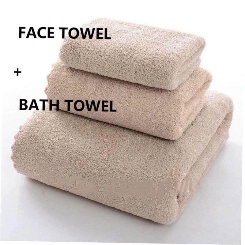 promotion 浴巾 face towel + bath towel set shower towel 毛巾