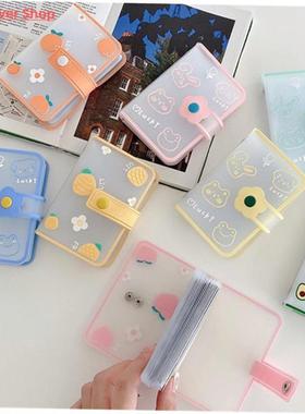 Kawaii Bear Photo Album Cartoon Photocard Holder Scrapbook F