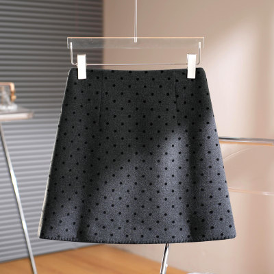 巨好看波点短裙女2025春