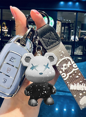 现代钥匙套ix35名图ix25第七代伊兰特菲斯塔朗动车25扣女北京胜达