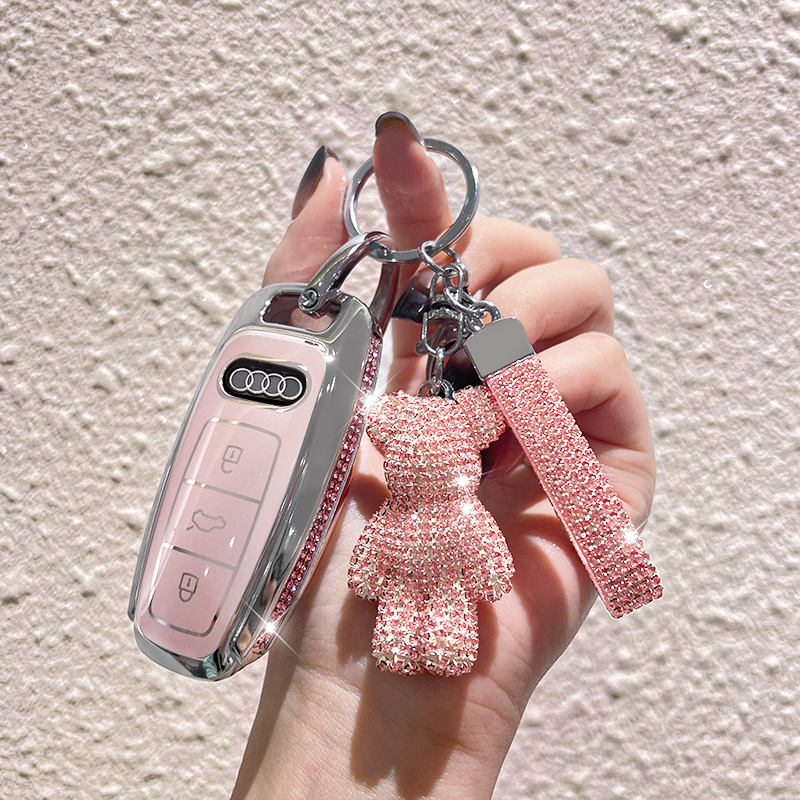 奥迪a6l钥匙套a3l车a7l专用q7扣a8壳q4etron女款2025款25高级感q6