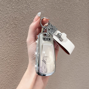 奥迪a4l钥匙套q5l汽车a5壳q7扣s4女士a6高档高级感专用24款 2024新