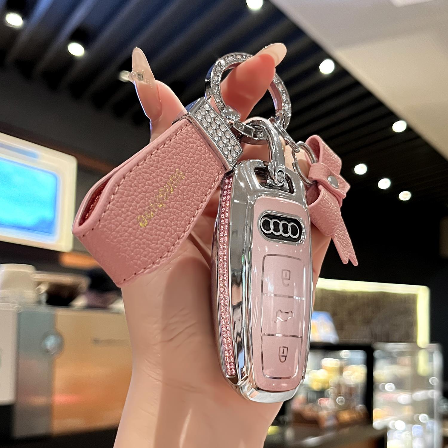 适用奥迪a4l a6l a7l a8l高级a5壳q5q6q7q8新款q4etron扣rs6rs7女