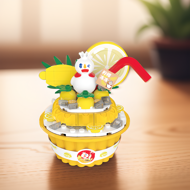 雪王冰淇淋拼装积木玩具