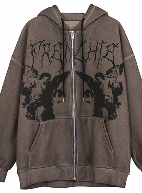 Casual loose simple sweater cardigan休闲宽松简约情侣卫衣开衫