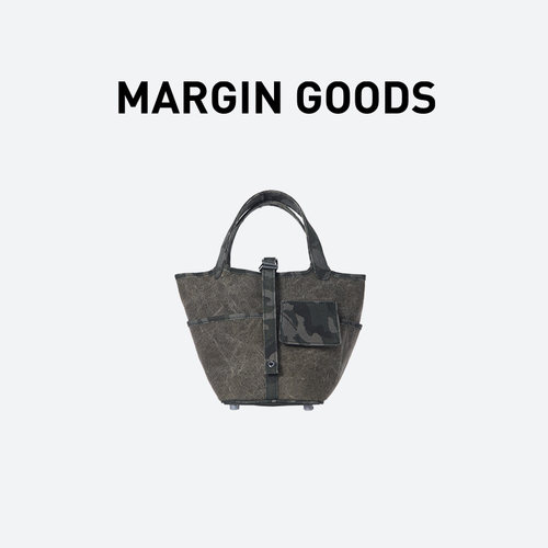 MarginGoods迷彩拼接水桶包