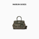 Margin Goods新款 女士包包复古迷彩拼接手提手拎包大