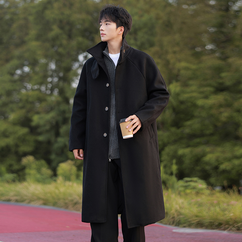 中长款毛呢大衣冬季呢子保暖外套