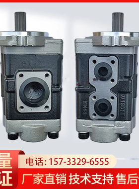 久保田954k拖拉机液压泵688双联泵进口齿轮泵R437DR044D110 170泵