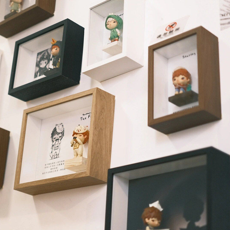 可挂墙盲盒收纳相框7寸公仔手办小野diy场景画框透明中空桌面摆件,家居饰品,相框/画框,淘宝优惠券,粉丝福利购,淘宝优惠卷