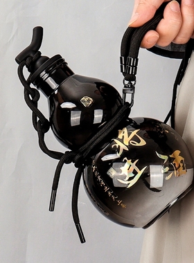 网红葫芦水壶男学生大容量水杯女礼物时尚创意潮流夏季运动杯子