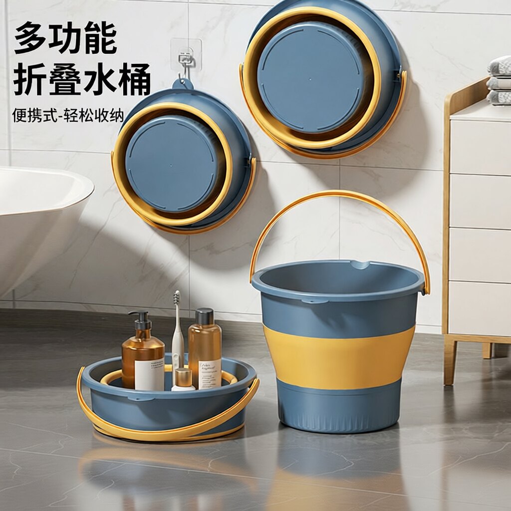 加厚手提塑料水桶|大学生宿舍桶