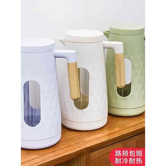 冷水壶玻璃家用凉白开水杯果汁壶大容量冰箱泡茶壶2L储水壶
