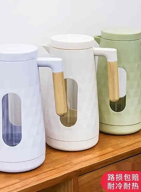 冷水壶玻璃家用凉白开水杯果汁壶大容量冰箱泡茶壶2L储水壶