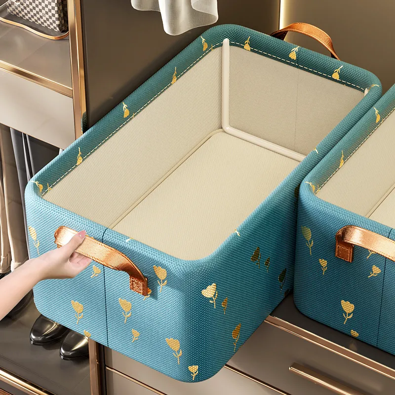 牛津布收纳箱装衣服喷塑钢架大容量收纳盒箱子收纳家用整理筐神器