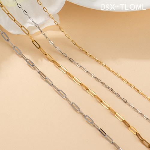 316钛钢镀18k闪方线延长链散链