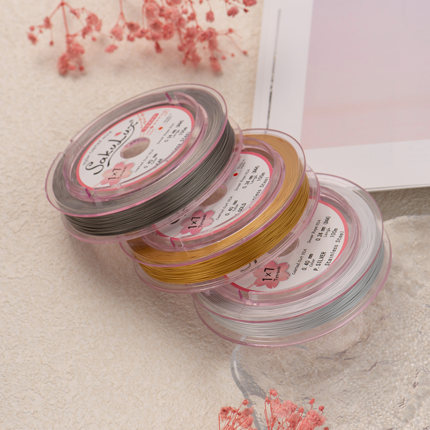 东夏饰品 日本进口flexy7钢丝软线 手工diy珠宝线串珠线珍珠线