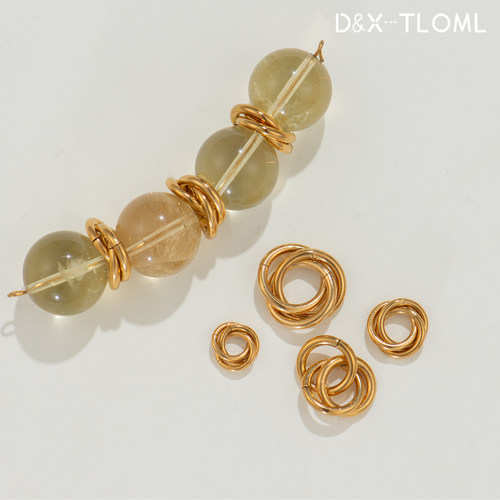 316钛钢三圈跑环扭扭圈隔片