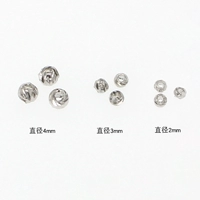 2,5 мм белый k цветовые цветочные бусинки одна установка D073