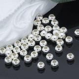 Аксессуар, глянцевые бусины ручной работы, браслет, ожерелье, серебро 925 пробы