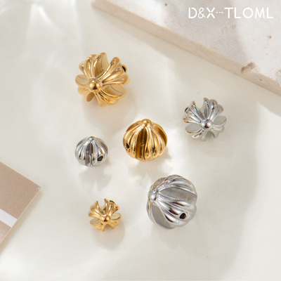 钛钢精工十字隔珠灯笼珠散珠