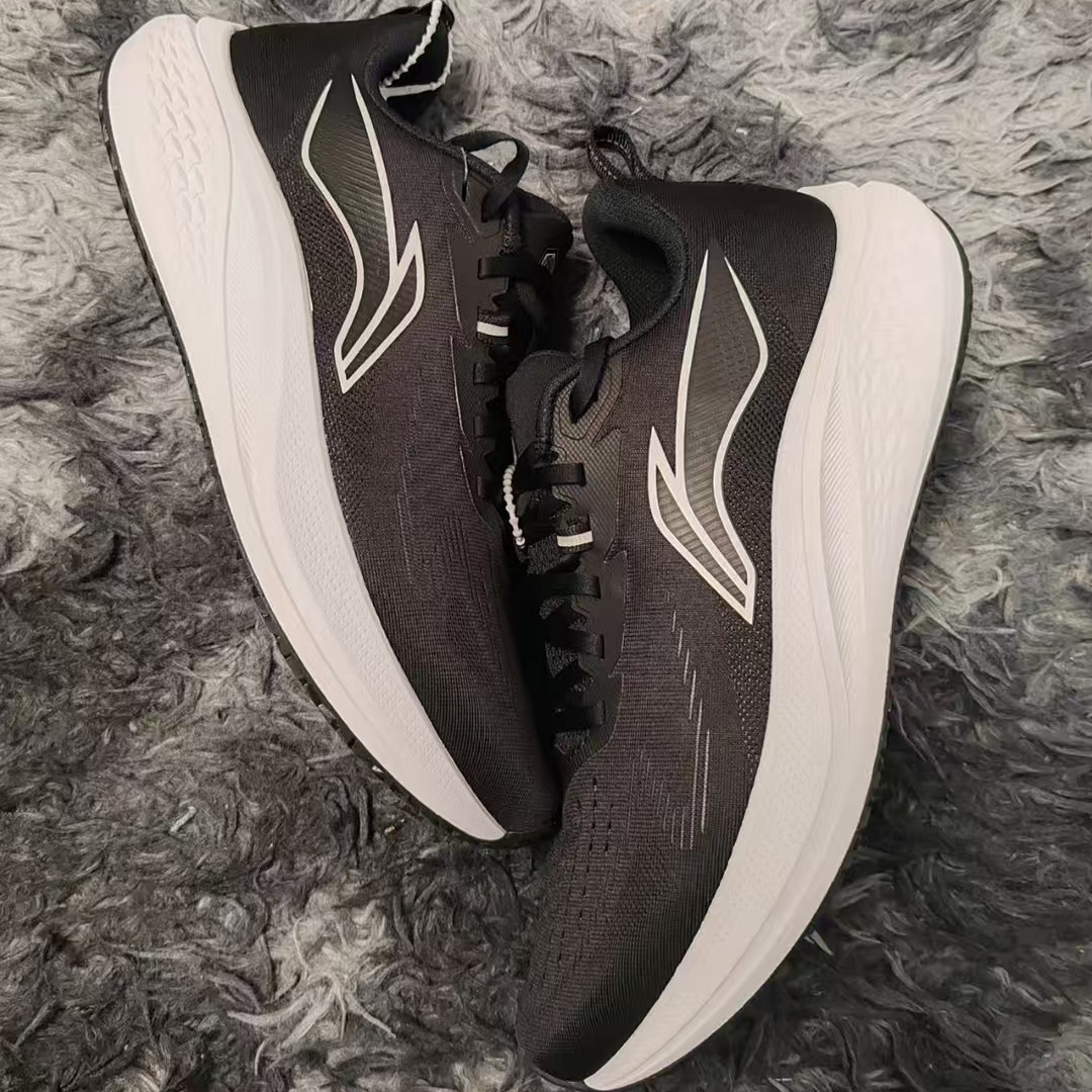 LiNing李宁 赤兔7 舒适减震防滑轻便 低帮 训练跑步鞋 男款 黑色,运动鞋new,跑步鞋,淘宝优惠券,粉丝福利购,淘宝优惠卷