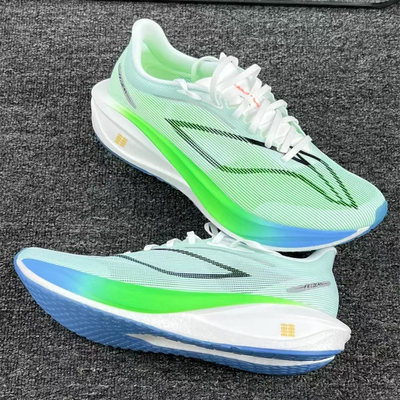 LiNing李宁 飞电5CHALLENGER 䨻科技 低帮跑步鞋 男款 灰绿色