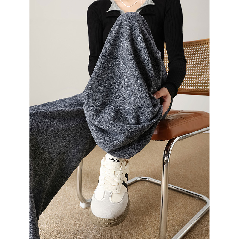 苏醒的乐园垂感显瘦软糯长裤冬季时尚慵懒风抽绳直筒阔腿休闲裤女,女装/女士精品,休闲裤,淘宝优惠券,粉丝福利购,淘宝优惠卷