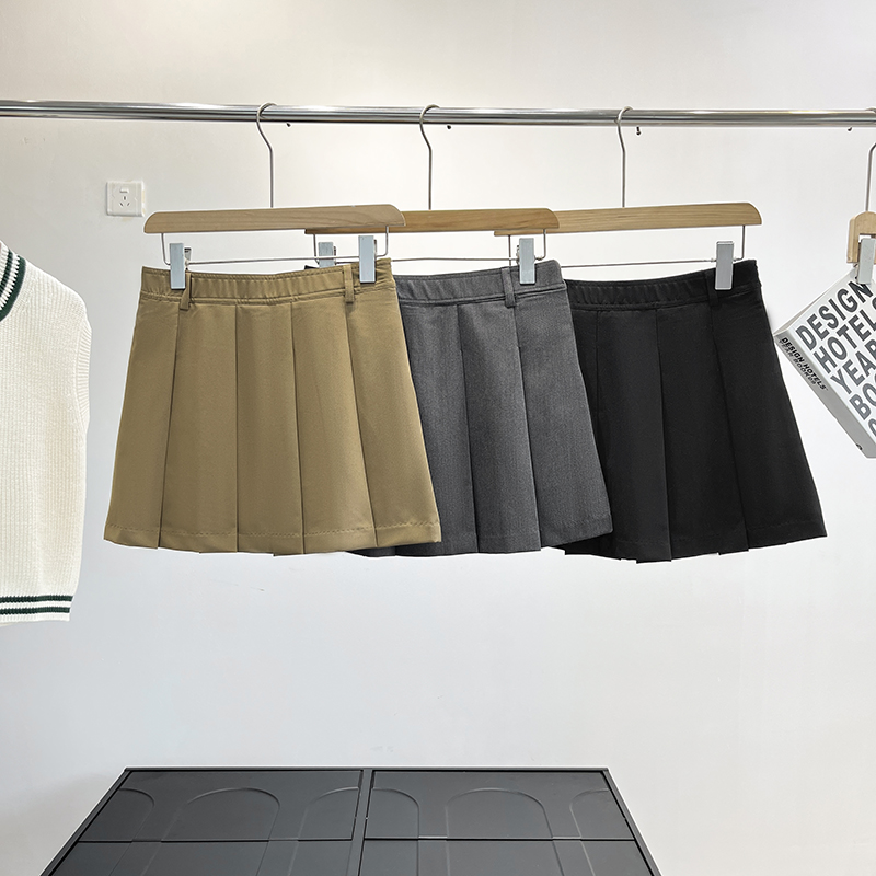 日单女装打褶迷你裙裤2025秋季新款时尚百搭休闲短裤a字裙480302