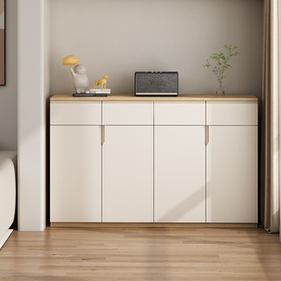 实木储物柜阳台专用防晒大容量地柜抽屉杂物柜置物柜子客厅可定制