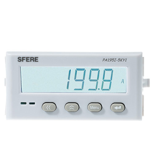 江苏斯菲尔电气SFERE PA195I-5KY1智能LCD带通讯直流单相电流表