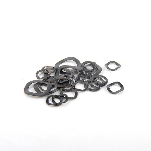 跨境175pcs/盒三波峰型垫片套装波浪垫圈圆形弹性垫圈m3-m25