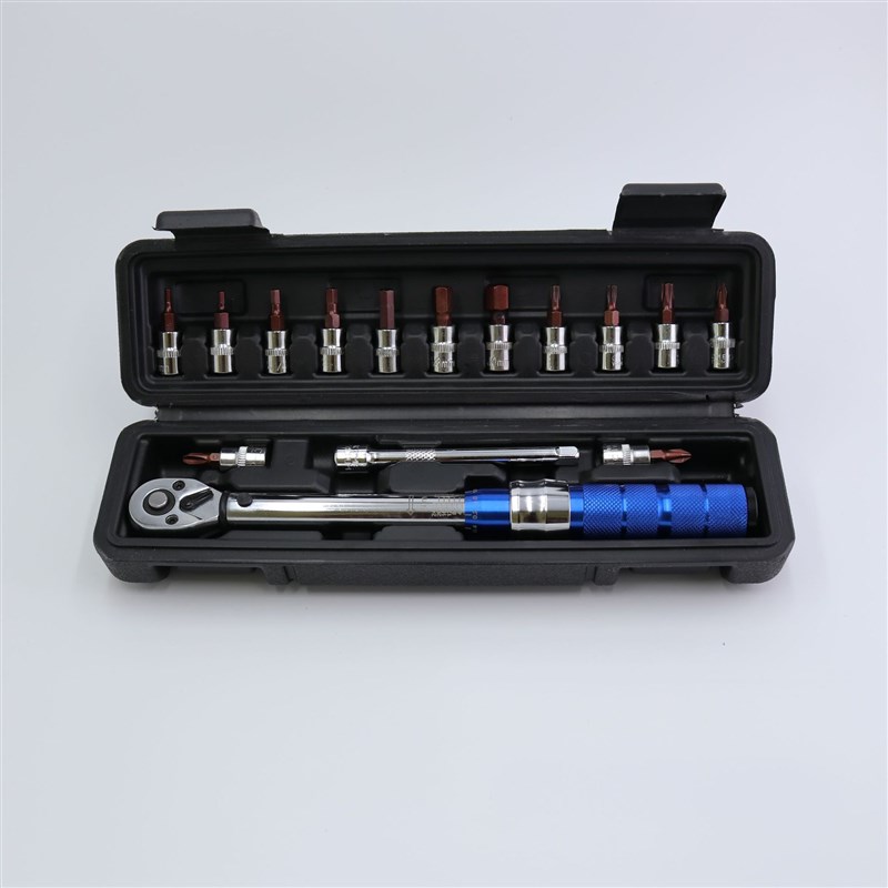 自行车扭矩扳手1/4 2-24N.m可调扭力扳手 预置力矩扳手