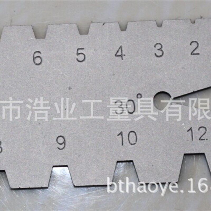 ACME29度T型角度样板 爱克姆螺纹规 英制29度T型角度样板规 1-10