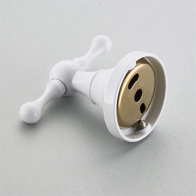 烤白漆衣帽钩铜材质简约白色挂衣钩卫浴五金挂件衣勾单钩厨卫挂钩