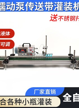 全自动小瓶子流水线液体灌装机