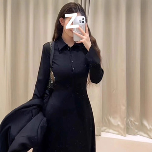 【小红书博主推荐】爆款连衣裙聚酯纤维休闲A字裙2025年秋季女士