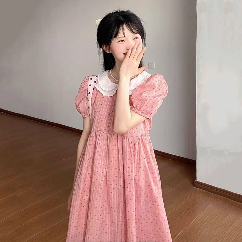 2025夏季甜美减龄宽松连衣裙