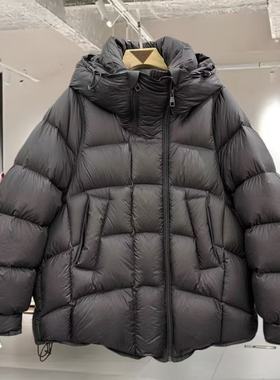 202518欧洲站2025冬新款时尚洋气连帽百搭短款羽绒服女面包服