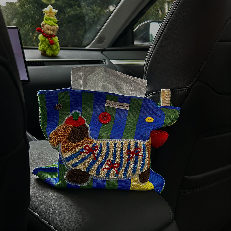 车载纸巾盒腊肠小狗车载纸巾袋车内挂袋车用抽纸盒装饰可爱纸抽盒,汽车用品/电子/清洗/改装,车用纸巾盒/套,淘宝优惠券,粉丝福利购,淘宝优惠卷