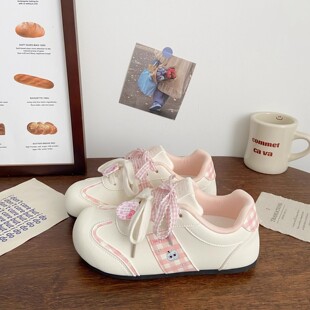 女童运动鞋2026新款春季儿童鞋子学生板鞋女款平底德训鞋泡芙可爱