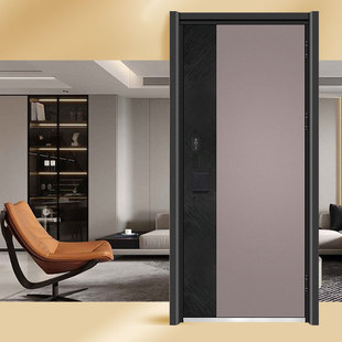 美心萨瓦尼防盗门4级入户门别墅门洋房门单门子母门电子猫眼锁