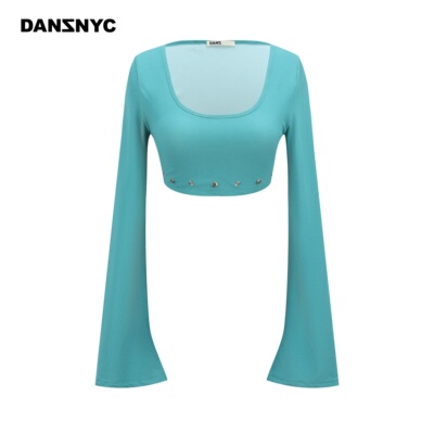 DANZ意大利进口面料铆钉短款上衣