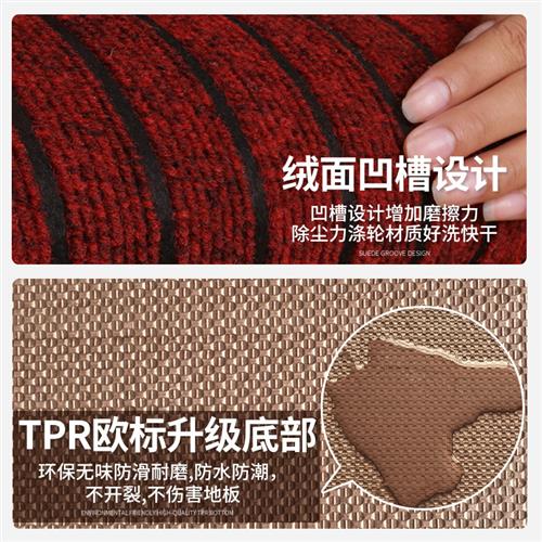 门口脚垫地垫进门家用入户门垫耐脏防滑垫大门门外玄关地毯可裁剪