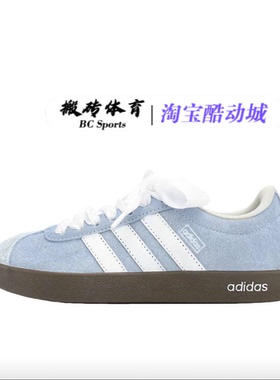 【定制球鞋 】adidas neo Vl Court德训鞋 潮流百搭白蓝男女板鞋